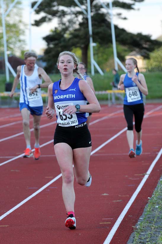 3000 metres, 2021 North East Grand Prix No. 2, Monkton, Wednesday, May 19th. Photo: David T. Hewitson/Sports for All Pics